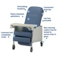 thumbnail image 3 of Invacare Traditional Three-Position Recliner, 19in Seat, 250lb Capacity (Blue Ridge), 3 of 3