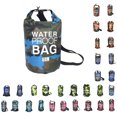 thumbnail image 4 of Sonducket Bolsa de natación impermeable de 15/20L/30L, de saco seco, colores de camuflaje, pesca, canotaje, kayak, almacenamiento, bolsa de Deportes acuáticos camuflaje naranja 23x63cm Sonducket OD1303-05B, 4 of 6