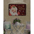 thumbnail image 6 of Outdoor TV Cover 70 to 75 Inch Weatherproof, Santa Claus Christmas Waterproof TV Screen Protector for Outside Decor with Zipper and Pocket 68"L x 42"H , Merry Xmas Snowflake Red Black Plaid, 6 of 7
