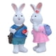 thumbnail image 1 of Figuritas de resina de conejo de Pascua para decoración del hogar, adornos de primavera para la ventana, decoraciones ideales de Pascua y regalos, 1 of 9