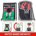 thumbnail image 5 of GoSports 2 in 1 Kids Basketball Toy Hoop & Football Toss Game Set -Indoor Outdoor Children Toy Hoop, 5 of 7