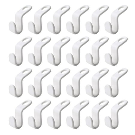 

Gecorid Hanger Connector Hooks Stackable Hanger Extender Clips for Closet