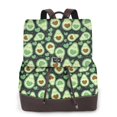 thumbnail image 1 of Disketp Avocado Heart Mochila de Cuero para Mujer, Bolso de Espalda Antirrobo con Estilo para Viaje, Trabajo y Uso Diario, 1 of 4