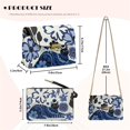 thumbnail image 7 of Pzuqiu Cat Flower Women's Leather Crossbody Bag Exquisite Compact Women Leather Crossbody Bag with Chain Fashion Practical for Teen Girls-Women for Daily Use and Travel, 7 of 7