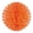 Orange, variant on Beistle 1-Pack Tissue Flutter Ball, 19-Inch, Red