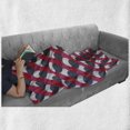 thumbnail image 6 of Modern Soft Flannel Fleece Throw Blanket, Ornate Abstract Circular Shapes Pattern with Pastel Colors on a Grey Background, Cozy Plush for Indoor and Outdoor Use, 70" x 90", Multicolor, by Ambesonne, 6 of 6