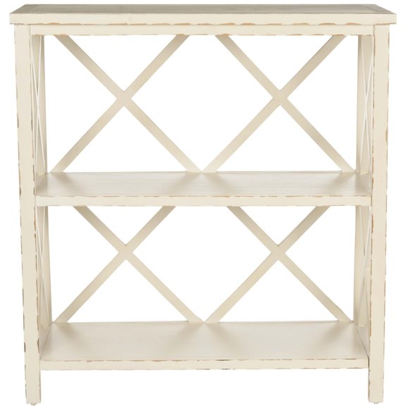 Safavieh Cooper Pine Wood Bookcase in Ivory