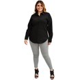 thumbnail image 4 of Blusa camisera entallada Roman Fashion/Tallas Extras, 9512 (Negro) negro 42 Roman Fashion BL-RF-9512-NEGRO-ALL, 4 of 6