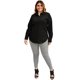 thumbnail image 4 of Blusa camisera entallada Roman Fashion/Tallas Extras, 9512 (Negro) negro 42 Roman Fashion BL-RF-9512-NEGRO-ALL, 4 of 6