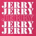 thumbnail image 6 of Wild Bobby Jerry Springer 90's TV Talk Show Host Jerry Jerry Chant Famous People Tri-Blend Racerback Tank Top, Shocking Pink, Small, 6 of 6