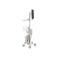 thumbnail image 1 of Ergotron StyleView Pole Cart - Cart - for LCD display / tablet - bright white - screen size: up to 24", 1 of 5