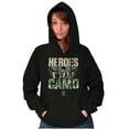 thumbnail image 4 of US Army Logo Heroes Wear Camo Eagle Hoodie Sweatshirt Women Men Brisco Brands S, 4 of 6