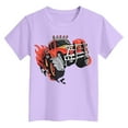 thumbnail image 4 of Ymyiu T Shirts for Boys Kids Toddler Boy Short Sleeve T Shirt Tees Baby Tops Summer Clothes 5T 6T,(Light Purple 5-6 Years), 4 of 4