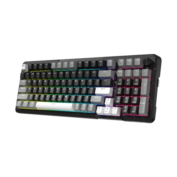 Teclado mecánico inalámbrico para juegos Redragon K742 Black