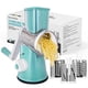 thumbnail image 1 of Rallador de queso Rotary X Home para cocina con 3 cuchillas, color azul, 1 of 8