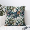 thumbnail image 4 of Yiaed Hawaiian Style Print Pillow Covers Super Soft Decorative Square Throw Pillow Covers Case Cushion Covers for Sofa Couch Bedroom Car Decor（No pillow core）-20"x20", 4 of 7