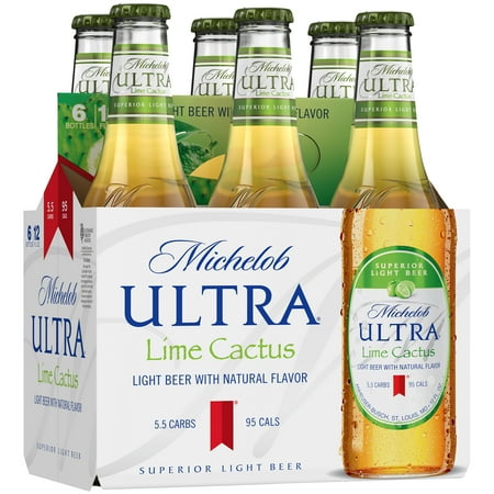 Michelob Ultra® Lime Cactus Light Beer, 6 Pack 12 fl. oz. Bottles