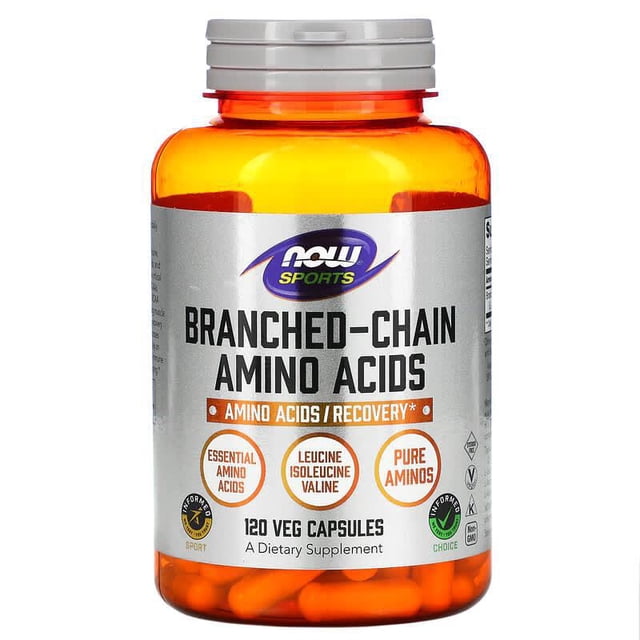 NOW FOODS AMINOÁCIDOS DE CADENA RAMIFICADA 120 CÁPSULAS