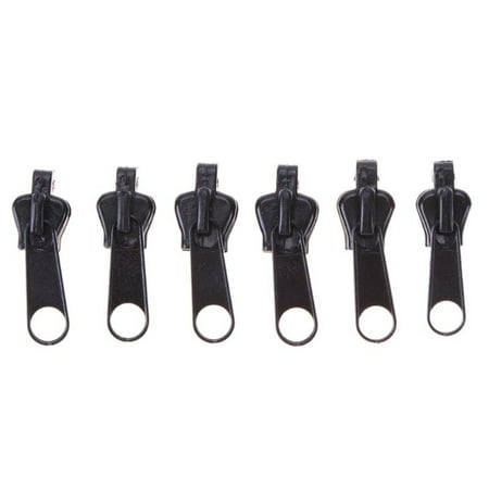 zippers 6pcs zipper teeth slider backpack fix instant universal zip replacement repair clothes kit