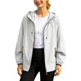 thumbnail image 2 of Hooded Sun Jacket Men Women Summer Fall Lightweight Long Sleeve Loose Casual Zip Up Sun Hoodie with Pockets Fishing Outerwear, 2 of 7