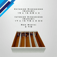 thumbnail image 3 of Bundle of 25 - 5000ct 5-Row Cardboard Trading Baseball Gaming Card Storage Boxes, 3 of 9