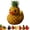 Pineapple, variant on Whimsical Fruit-Themed Duck Figurines, Playful & Charming Decor, Adorable Fruit Ducks Decoration, Creative Fruit Themed Duckies Ornaments, Unique Rubber Duck Desktop Ornament(Peach)