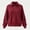 Wine, variant on Tqcoqu Women's Half Zip Stand Collar Sweatshirt,Drop Shoulder Long Sleeve Casual Pullover Tops,Solid Color Basic Sweatshirt for Women,Army Green Women's S-XXL