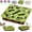 Green#001, variant on Cat Nail File Box,Nail File Box for Cats Stress Alternative to Clippers and Grinders, Inside for Indoor Cats Scratching for Indoor Cat(Green)