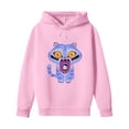 thumbnail image 4 of Moonsky Sudadera con capucha y cordón HUNTRX, estampado de grupo de chicas coreanas, jersey corto, suave y cómodo, top de manga larga para primavera y otoño. Rosa 150, 4 of 5