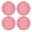 A003- Pink, variant on Car Cup Coasters Black Silicone Non Slip Coasters Set of 4 3.5 Inch Cup Holder Inserts for Vehicle Interior Accessories