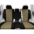 thumbnail image 2 of CalTrend Rear Cordura Seat Covers for 2013-2015 Chevy Spark - CV526-06CC Beige Insert with Black Trim, 2 of 3