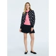 thumbnail image 3 of Free Assembly Women's and Women's Plus Solid, Stripe, & Print Classic Cozy Yarn Cardigan Sweater, Lightweight, Sizes XS-4X, 3 of 6