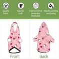 thumbnail image 6 of Fotbe Gnome With Heart Print Small Dog Sweater Hoodies Pet Grey Hooded Soft Fleece Sweatshirts with Pocket Fall Winter Puppy Cat Sweaters Warm Clothes-XX-Large, 6 of 7