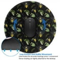thumbnail image 4 of Disketp Bee Floral Small Mouse Pad 7.9x7.9 Inches,Washable Round Mousepad for Office Laptop Computer,Non-Slip Rubber Base Mouse Pads for Wireless Mouse, 4 of 8