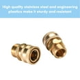 Edou Direct Pressure Washer Adapter Accessories Set Brass Stainless