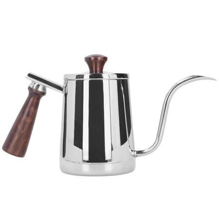 

Drip Coffee Pot Stainless Steel Material Small Size Non- Gooseneck Kettle Coffee Kettle For Office Home Silver 700ml