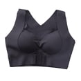thumbnail image 3 of con Hebilla Frontal Sin Costuras para Mujer, Deportivo , Ropa Interior - Black XL XL negro Salvador sujetador deportivo sin costuras para mujer, 3 of 10
