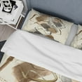 thumbnail image 4 of Designart 'Gold Glam Squares IV' Glam Duvet Cover Set, 4 of 4