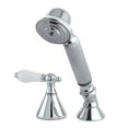 thumbnail image 1 of Kingston Brass KSK2361PLTR Transfer Valve Set For Roman Tub Filler, Polished Chrome, 1 of 6