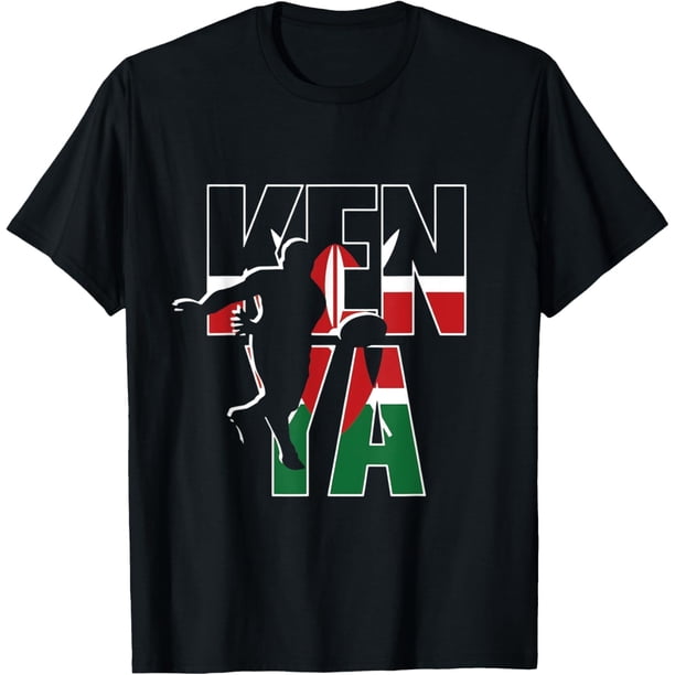 Kenyan Supporters Union League Players Gift Kenia Rugby Fans Camiseta