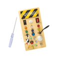 thumbnail image 2 of Tablero de actividades de madera con, tablero sensorial con interruptor de palanca, habilidades motoras finas, juguetes para regalos, niños Estilo B, 2 of 8