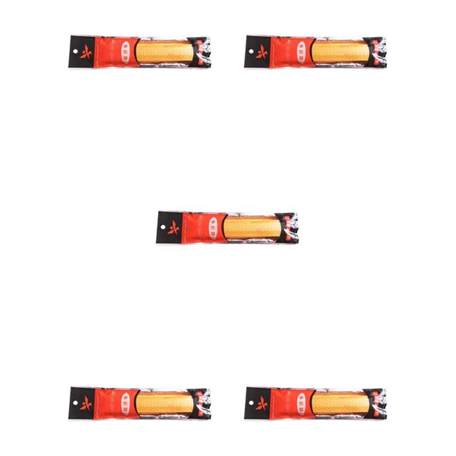 Eigraketly Mango de raqueta de bádminton, envoltura antideslizante, empuñadura de tenis, banda protectora elástica para el sudor, accesorios Amarillo 5piezas