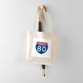 thumbnail image 5 of CafePress - Interstate 80 CA Tote Bag - Unisex Canvas Tote Bag, Beige, 1-Piece, 5 of 7