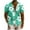 Green, variant on UVEASISHA Mens Tropical Beach Shirts,Floral Shirts for Men Short Sleeve Lapel Button Down Shirt Big and Tall Casual Loose Hawaiian Shirts Prime Sales Today