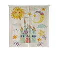 thumbnail image 1 of Cortina ABPHQTO Cuento de hadas Dragon Castillo Mágico 85x90 cm, 1 of 1
