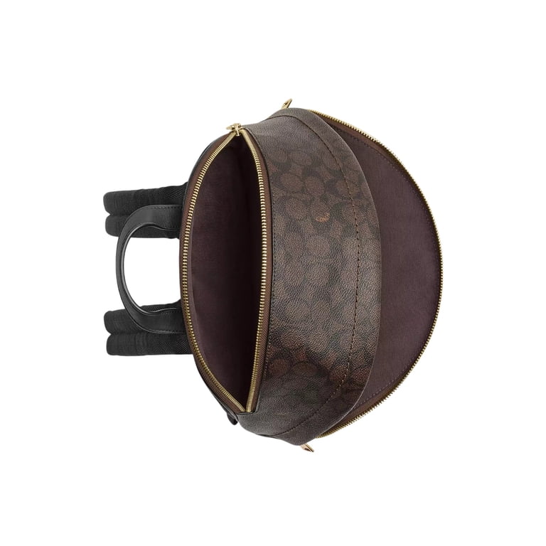 Coach Taylor Small Backpack In Signature Canvas (Walnut  display picture 3