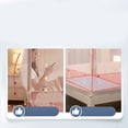 thumbnail image 5 of Bed Canopy Curtains Integrated Physical Shading Bed Curtains with Bracket Bed Sitting Mosquito Net, 5 of 5