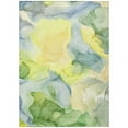 thumbnail image 2 of Addison Rugs Chantille Indoor/Outdoor Transitional Watercolors Yellow Washable Rectangle Rug, 3' x 5', 2 of 6