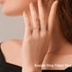 thumbnail image 5 of Anillo antiestrés ajustable con cuentas que giran libremente. oro rosa, 5 of 7