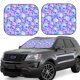 thumbnail image 1 of Fotbe Blue Skull Daisy Juego de 2 Piezas de Parasoles para Parabrisas | Bloqueador Solar para Auto | Accesorios Plegables para Protección Solar Interior-Large, 1 of 6
